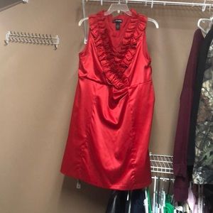Red semi formal dress